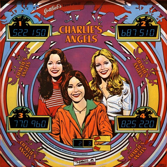Charlie's Angels backglass