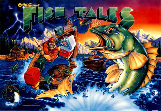 Fish Tales backglass