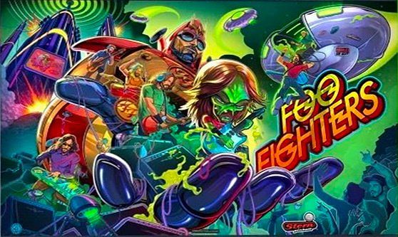 Foo Fighters (LE) backglass