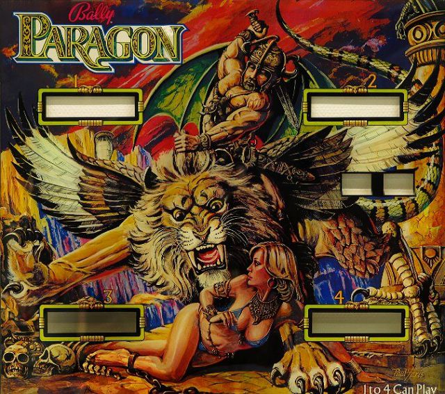 Paragon backglass