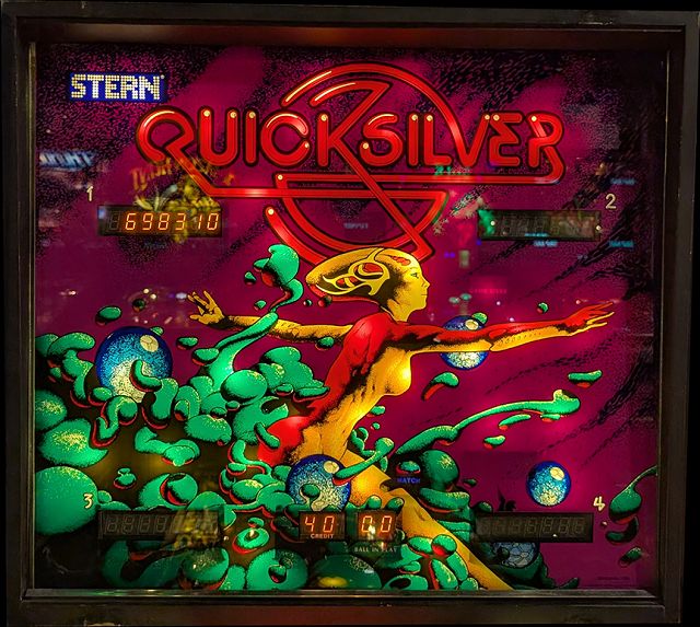 Quicksilver backglass
